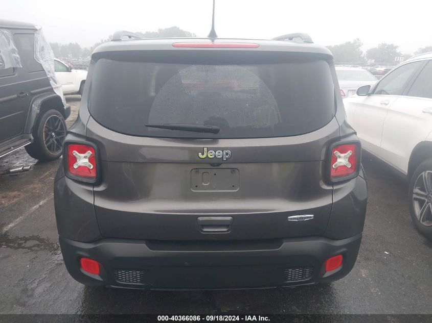 2018 Jeep Renegade Latitude Fwd VIN: ZACCJABB9JPJ29846 Lot: 40366086