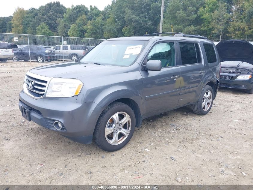 2013 Honda Pilot Ex VIN: 5FNYF4H43DB015325 Lot: 40366098