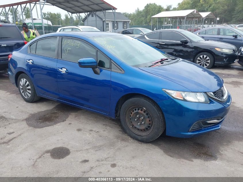 2014 Honda Civic Lx VIN: 19XFB2F50EE247133 Lot: 40366113