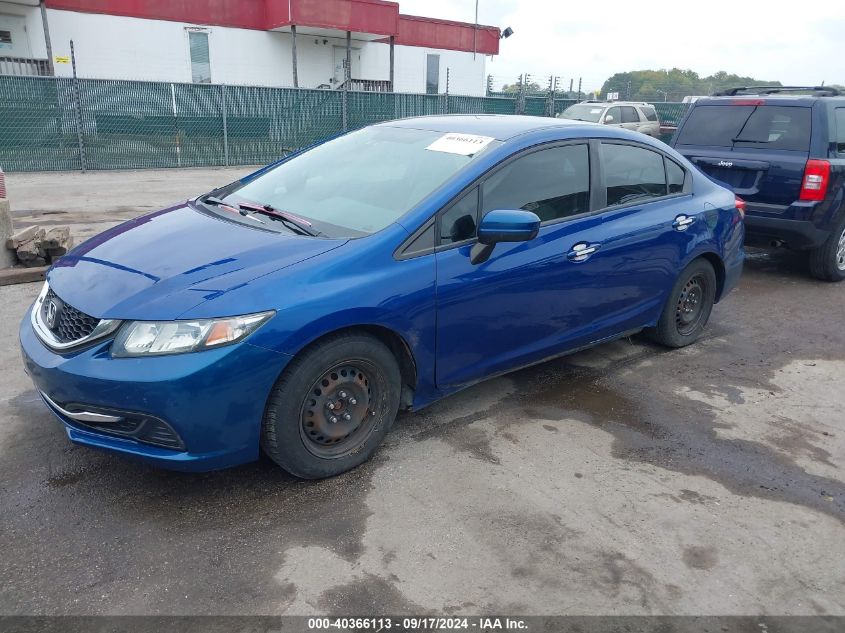 2014 Honda Civic Lx VIN: 19XFB2F50EE247133 Lot: 40366113