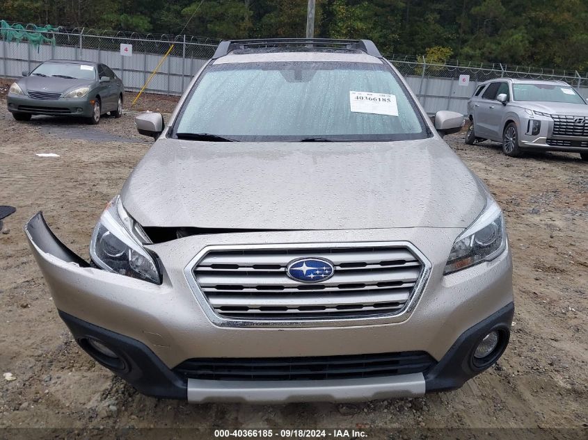 2017 Subaru Outback 3.6R Limited VIN: 4S4BSENC0H3346722 Lot: 40366185