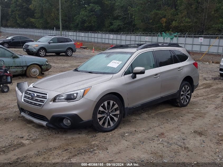 2017 Subaru Outback 3.6R Limited VIN: 4S4BSENC0H3346722 Lot: 40366185