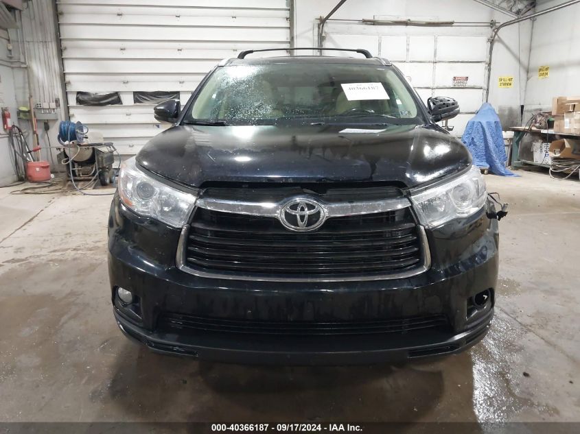 2016 Toyota Highlander Xle V6 VIN: 5TDJKRFH0GS500490 Lot: 40366187