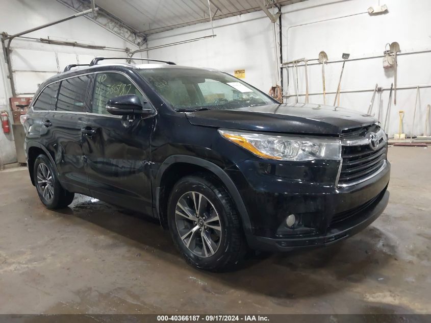 5TDJKRFH0GS500490 2016 TOYOTA HIGHLANDER - Image 1