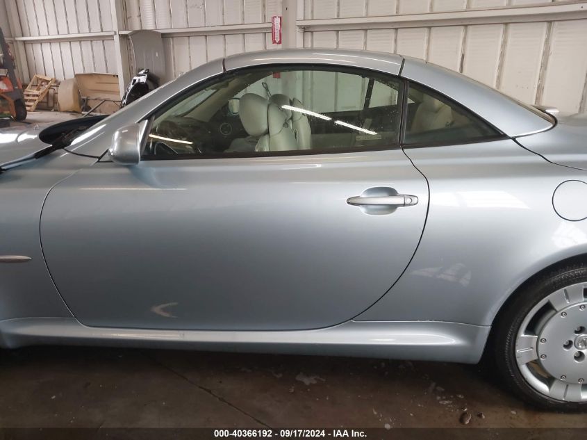 2004 Lexus Sc 430 VIN: JTHFN48Y140051489 Lot: 40366192