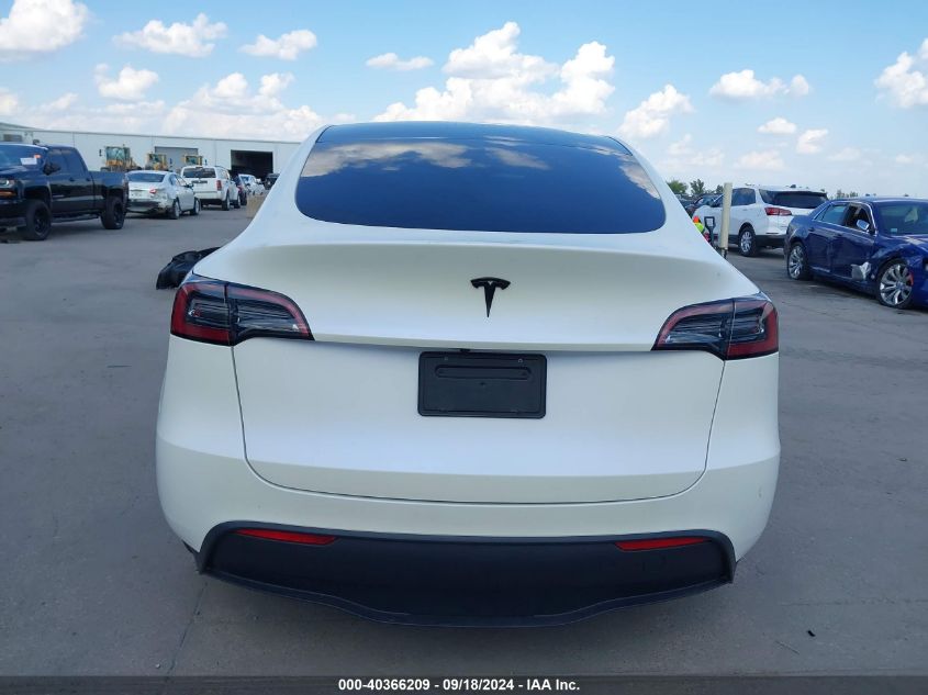 2023 Tesla Model Y Awd/Long Range Dual Motor All-Wheel Drive VIN: 7SAYGDEE6PA091345 Lot: 40366209