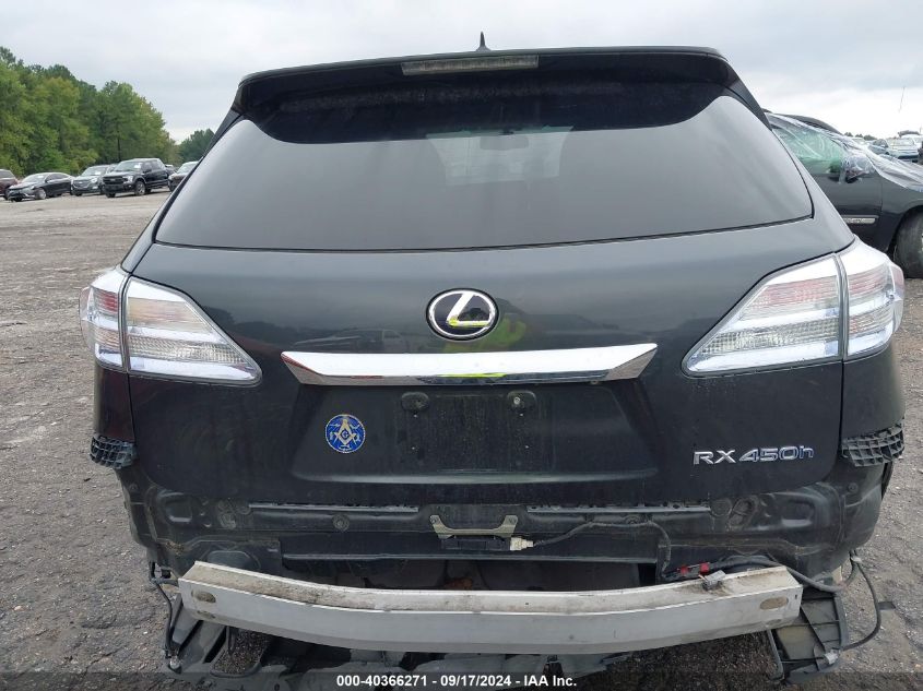 JTJZB1BA5B2005261 2011 Lexus Rx 450H