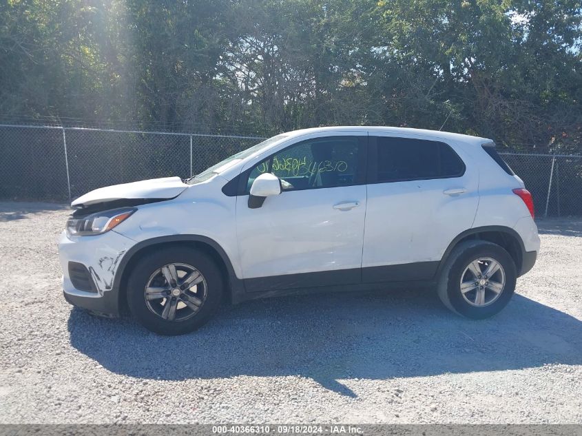 2020 Chevrolet Trax Fwd Ls VIN: 3GNCJKSB8LL329659 Lot: 40366310