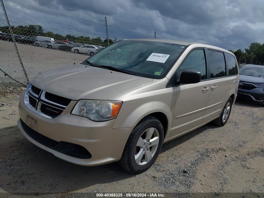 2013 DODGE GRAND CARAVAN SE VIN: 2C4RDGBG9DR600686
