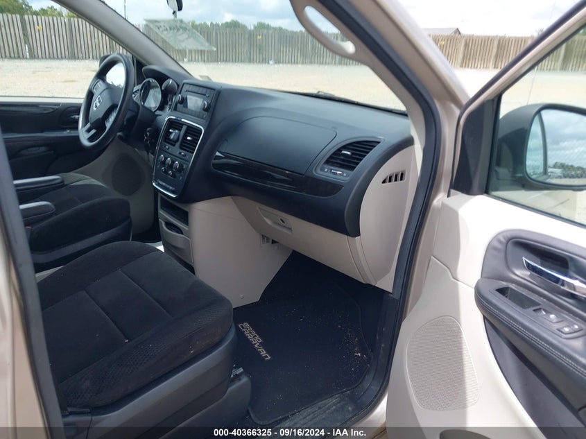 2013 DODGE GRAND CARAVAN SE VIN: 2C4RDGBG9DR600686
