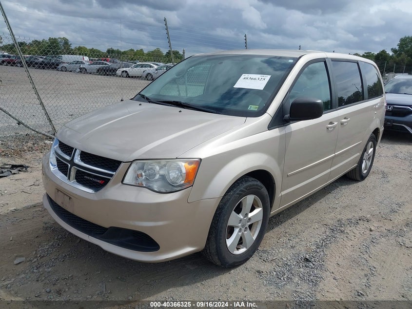 2013 DODGE GRAND CARAVAN SE VIN: 2C4RDGBG9DR600686