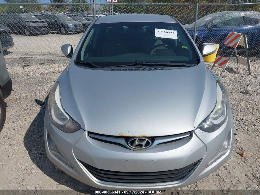 2014 Hyundai Elantra Se VIN: KMHDH4AE1EU056925 Lot: 40366341