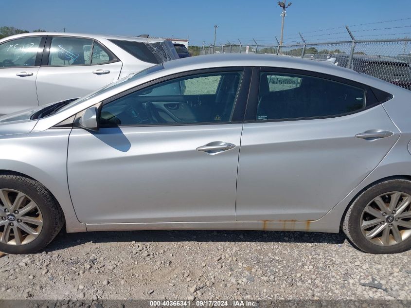 2014 Hyundai Elantra Se VIN: KMHDH4AE1EU056925 Lot: 40366341