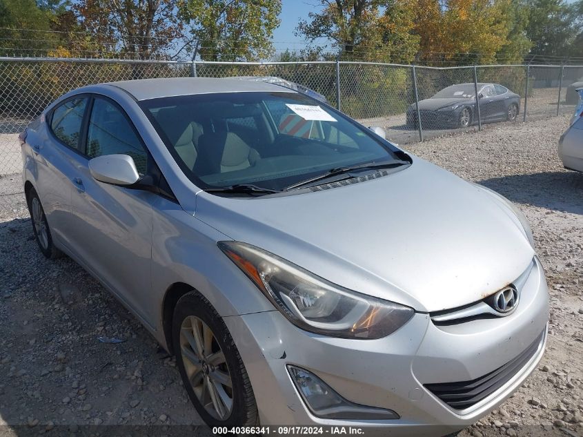 2014 Hyundai Elantra Se VIN: KMHDH4AE1EU056925 Lot: 40366341