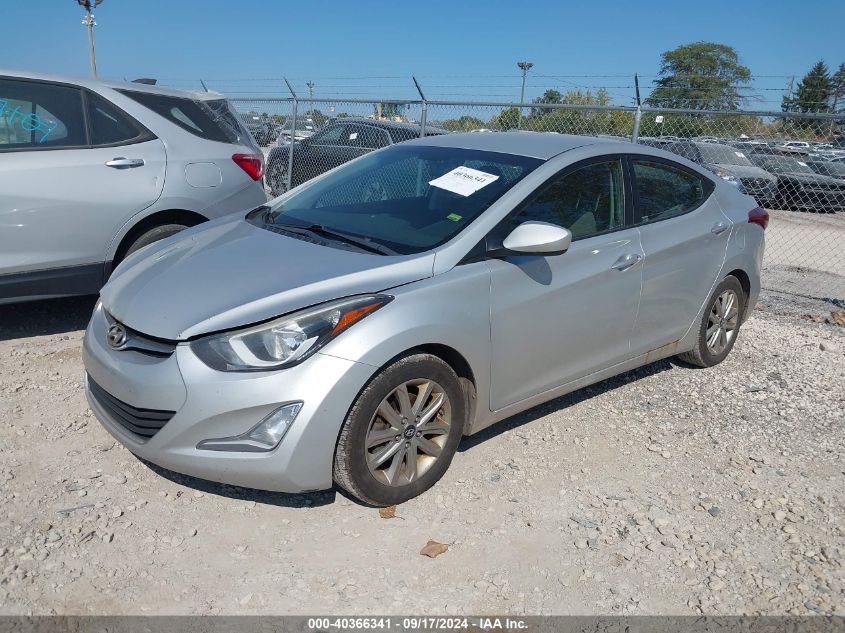 2014 Hyundai Elantra Se VIN: KMHDH4AE1EU056925 Lot: 40366341