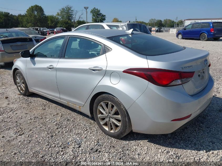 2014 Hyundai Elantra Se VIN: KMHDH4AE1EU056925 Lot: 40366341