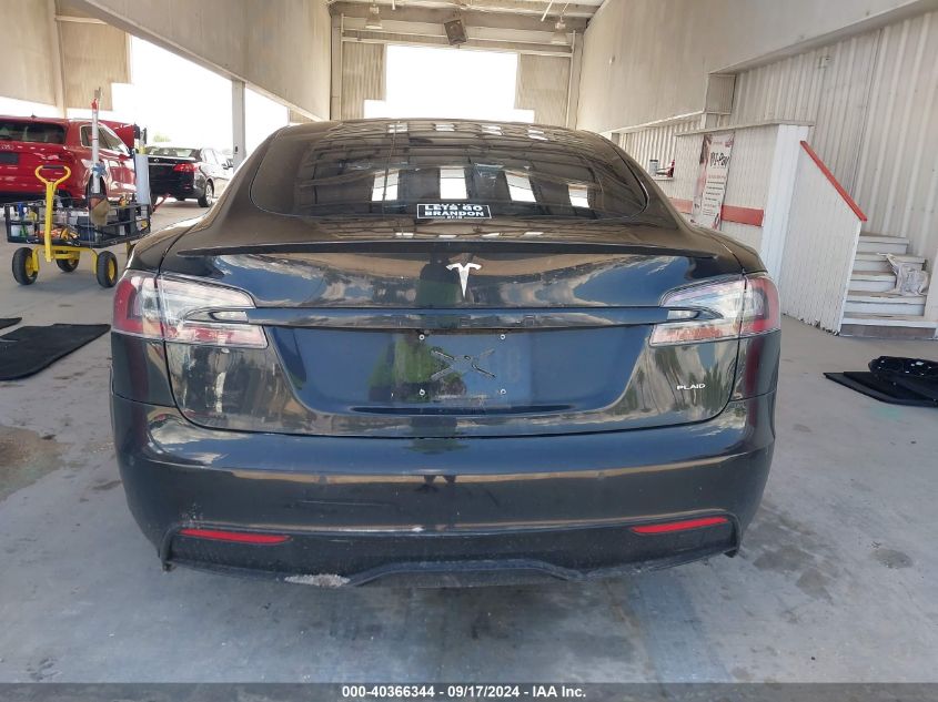 2021 Tesla Model S Plaid Tri Motor All-Wheel Drive VIN: 5YJSA1E63MF443680 Lot: 40366344