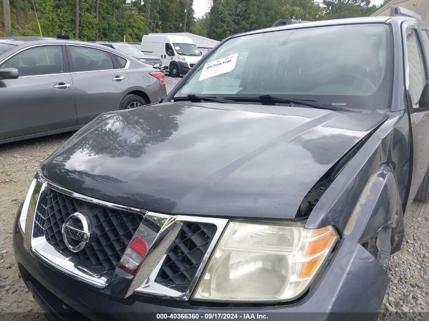 2012 Nissan Pathfinder S VIN: 5N1AR1NN6CC629815 Lot: 40366360