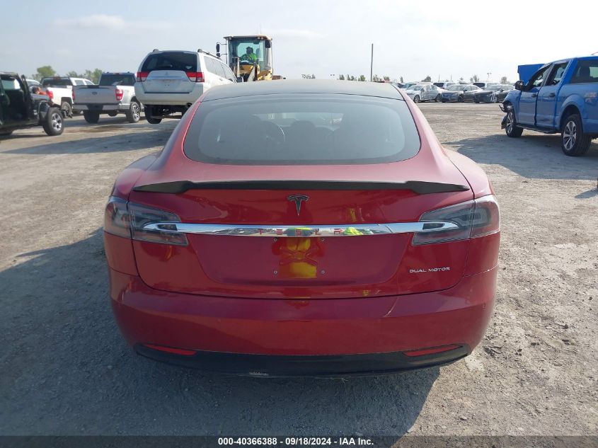 2019 Tesla Model S 100D/75D/Long Range/Standard Range VIN: 5YJSA1E2XKF336913 Lot: 40366388