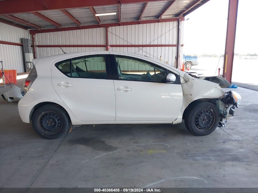 2014 Toyota Prius C One VIN: JTDKDTB32E1059722 Lot: 40366405