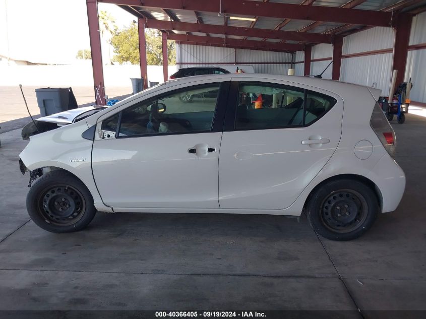 2014 Toyota Prius C One VIN: JTDKDTB32E1059722 Lot: 40366405