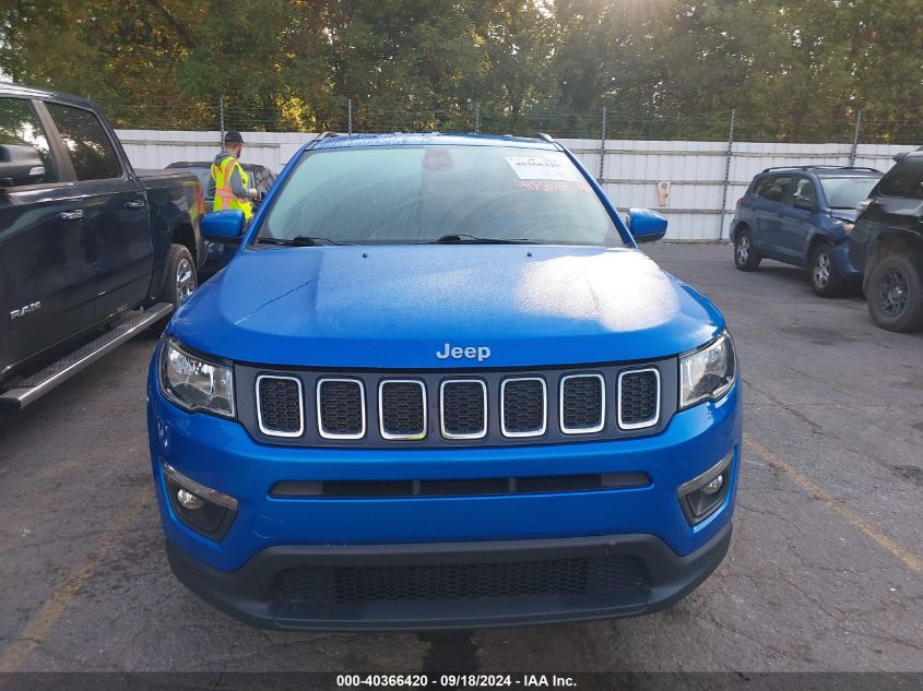 2019 Jeep Compass Latitude VIN: 3C4NJDBB8KT664092 Lot: 40366420