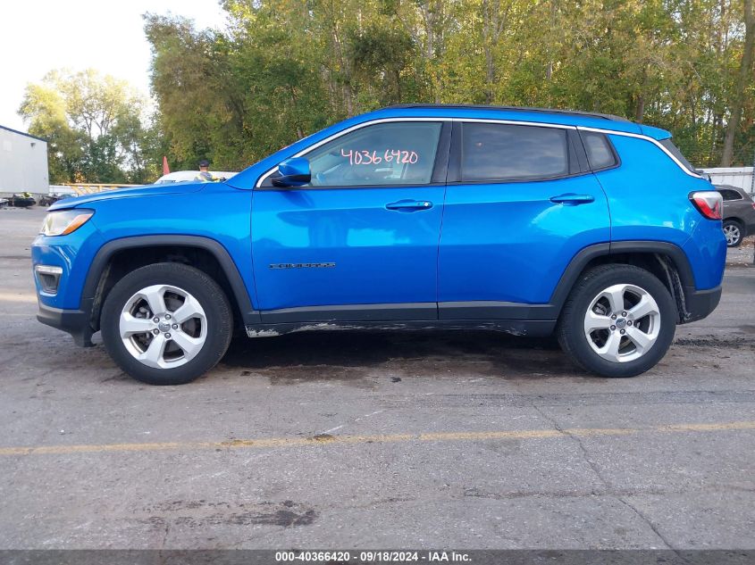 2019 Jeep Compass Latitude VIN: 3C4NJDBB8KT664092 Lot: 40366420