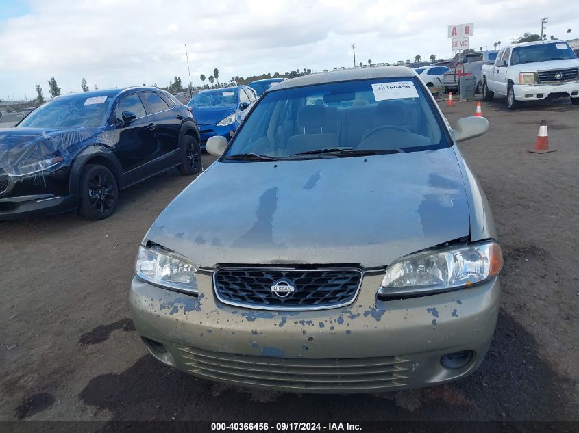 2001 Nissan Sentra Gxe VIN: 3N1CB51D21L498988 Lot: 40366456