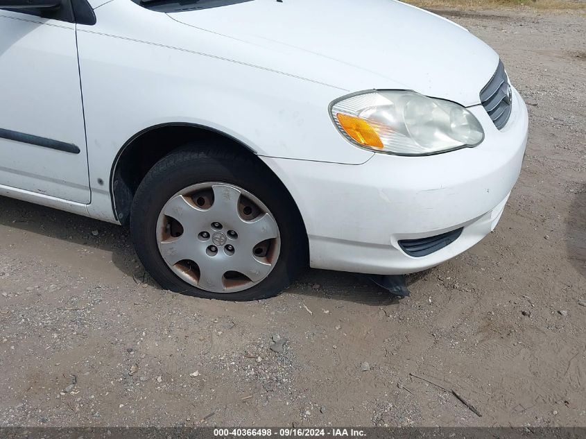 2003 Toyota Corolla Ce VIN: 1NXBR32EX3Z020337 Lot: 40366498