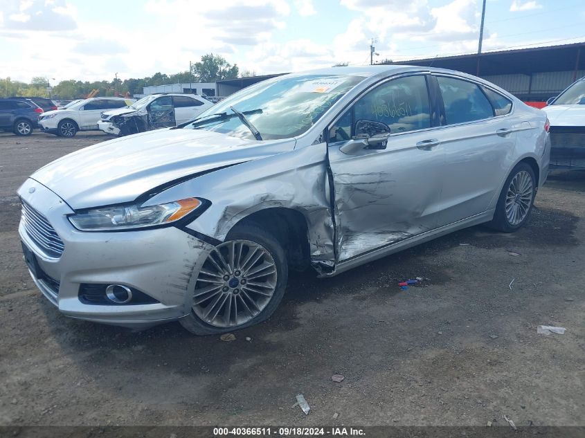 2013 Ford Fusion Titanium VIN: 3FA6P0D96DR348718 Lot: 40366511