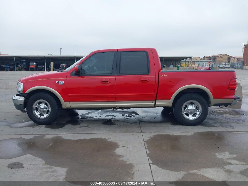 2001 Ford F-150 Harley-Davidson Edition/King Ranch Edition/Lariat/Xlt VIN: 1FTRW07L21KD51892 Lot: 40366533