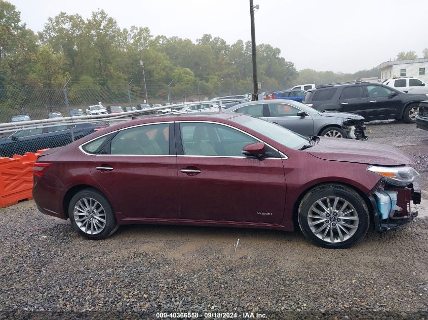 2017 Toyota Avalon Hybrid Limited VIN: 4T1BD1EB4HU058836 Lot: 40366558