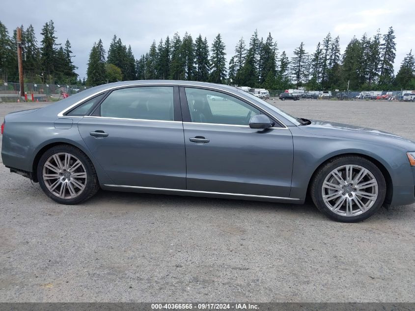 2015 Audi A8 L 4.0T VIN: WAU32AFDXFN035063 Lot: 40366565