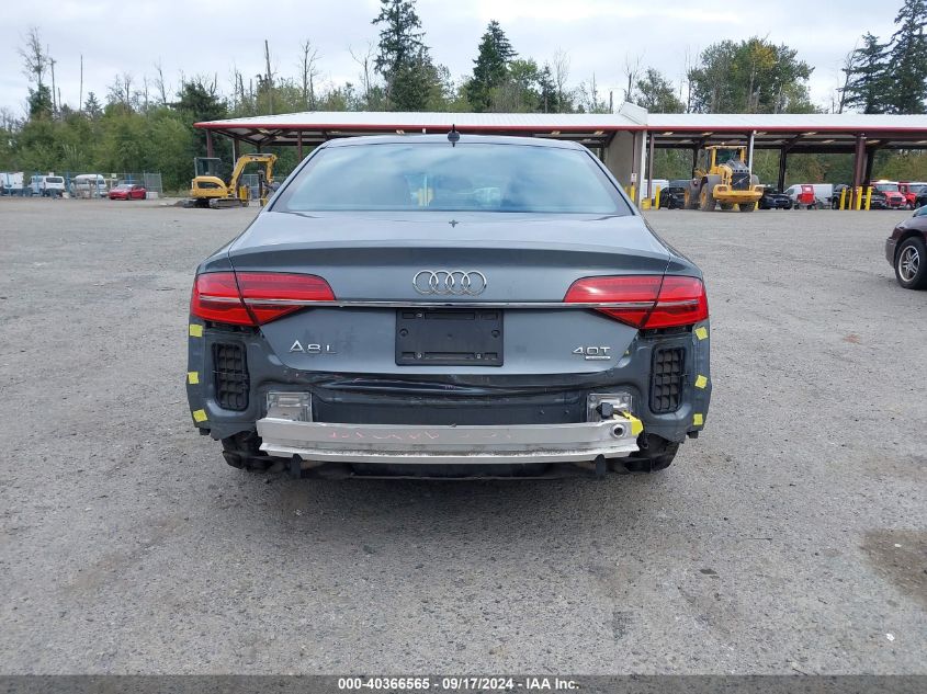 2015 Audi A8 L 4.0T VIN: WAU32AFDXFN035063 Lot: 40366565