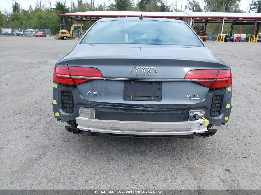 2015 Audi A8 L 4.0T VIN: WAU32AFDXFN035063 Lot: 40366565