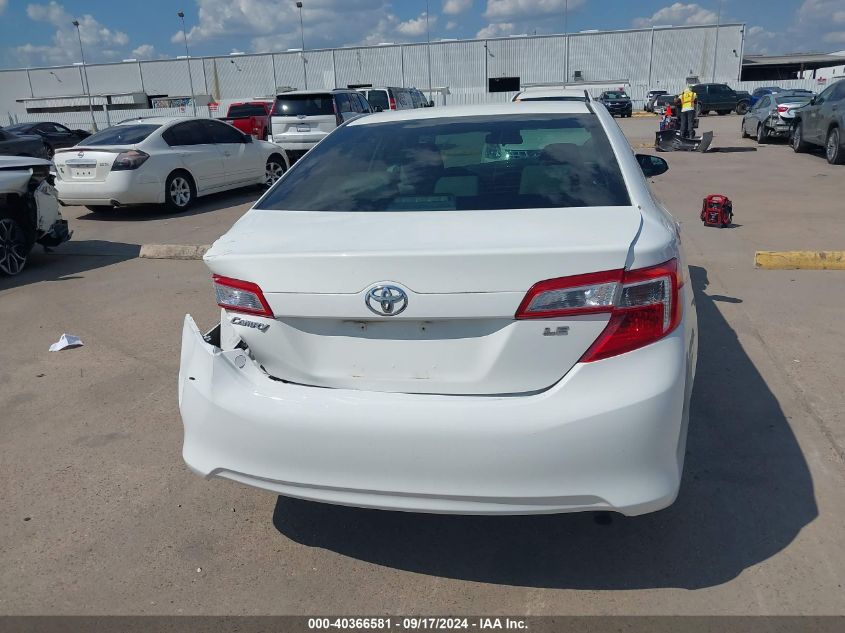 2012 Toyota Camry Le VIN: 4T1BF1FKXCU525615 Lot: 40366581