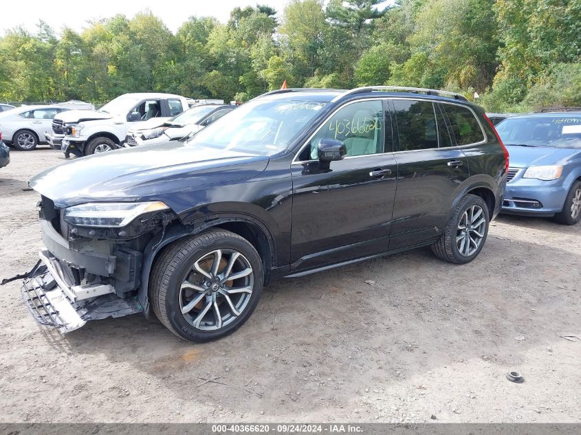 2019 Volvo Xc90 T5 Momentum VIN: YV4102PK3K1483405 Lot: 40366620