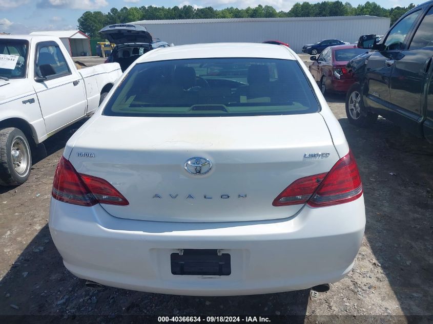 2008 Toyota Avalon Limited VIN: 4T1BK36B18U281822 Lot: 40366634