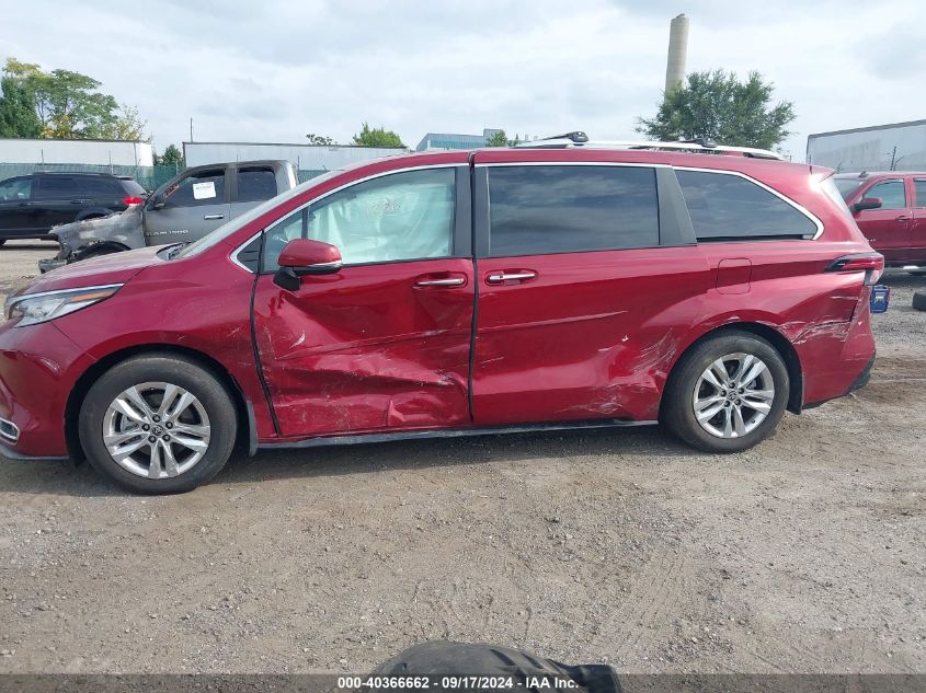 2023 Toyota Sienna Limited VIN: 5TDZSKFC6PS085500 Lot: 40366662