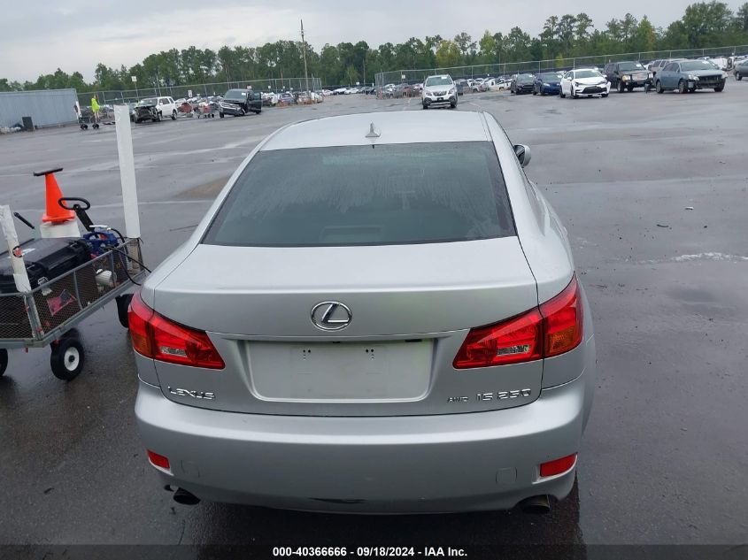 2008 Lexus Is 250 VIN: JTHCK262085024064 Lot: 40366666