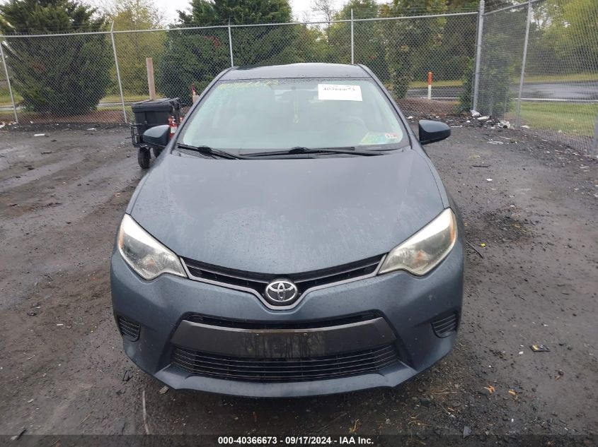 2015 Toyota Corolla Le VIN: 2T1BURHE5FC240886 Lot: 40366673