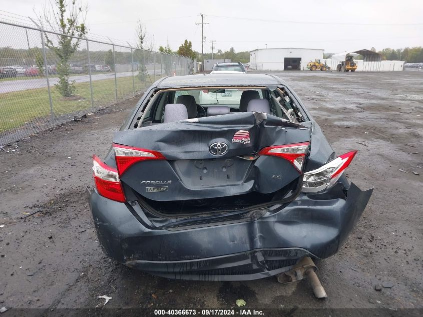 2015 Toyota Corolla Le VIN: 2T1BURHE5FC240886 Lot: 40366673