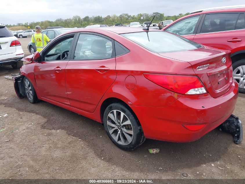 VIN KMHCT4AE6HU356278 2017 Hyundai Accent, Value Ed... no.3