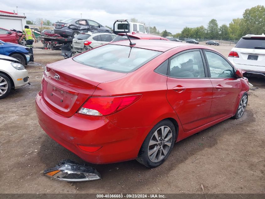 VIN KMHCT4AE6HU356278 2017 Hyundai Accent, Value Ed... no.4