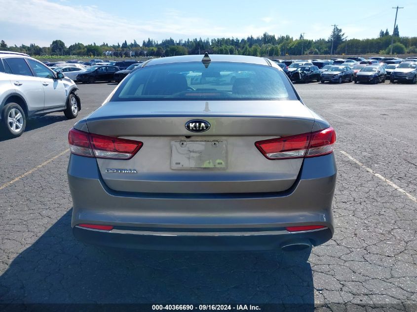 2016 Kia Optima Lx VIN: 5XXGT4L38GG003370 Lot: 40366690