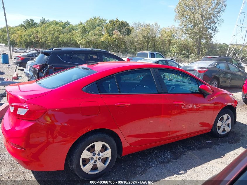 2017 Chevrolet Cruze Ls Auto VIN: 3G1BC5SM8HS521333 Lot: 40366705