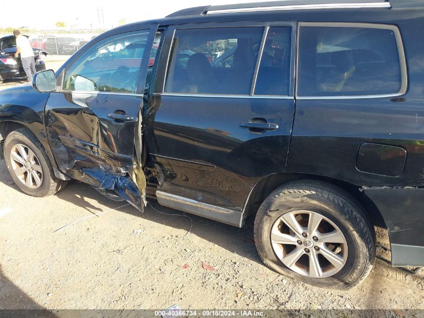 2011 Toyota Highlander Se V6 VIN: 5TDBK3EHXBS041173 Lot: 40366734