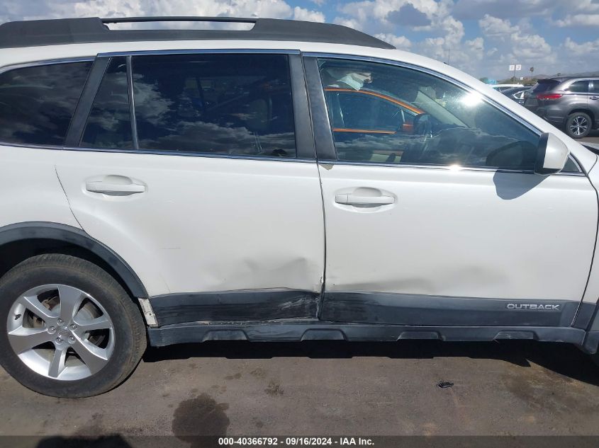 2014 Subaru Outback 2.5I Limited VIN: 4S4BRBMC0E3264495 Lot: 40366792