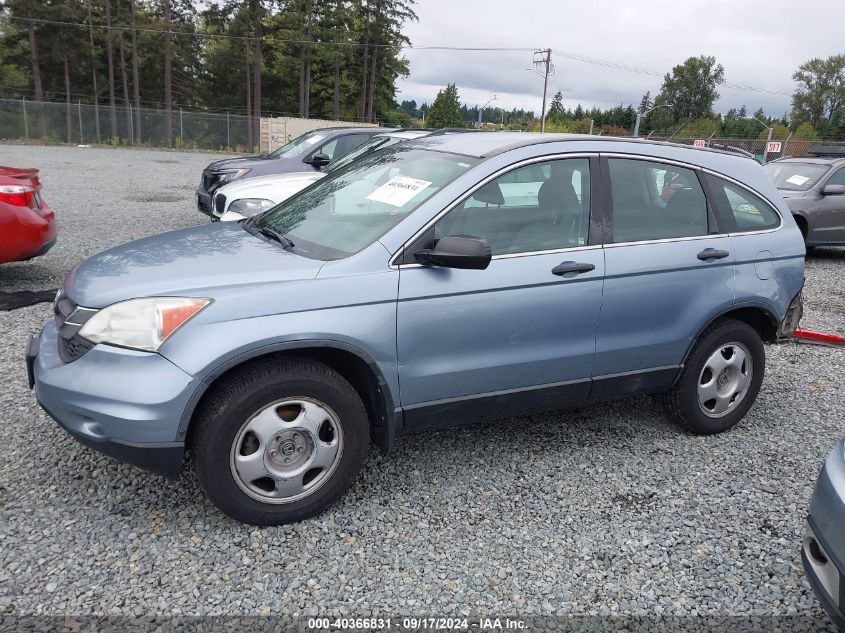 2010 Honda Cr-V Lx VIN: 5J6RE3H39AL021819 Lot: 40366831