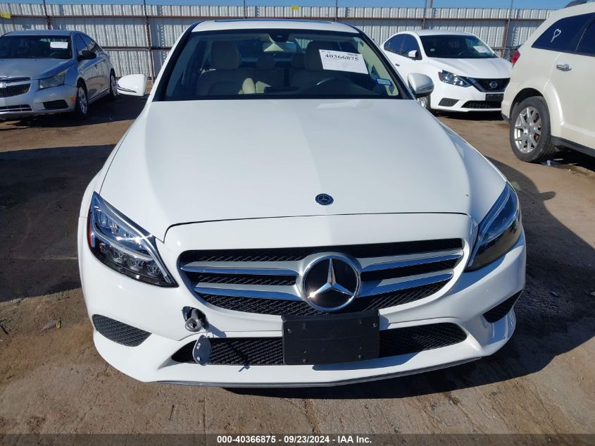 2019 Mercedes-Benz C 300 4Matic VIN: 55SWF8EB3KU316562 Lot: 40366875